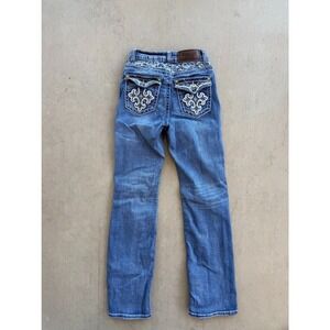Y2K Westfield Eagle Embellished Flare Jeans Low Rise Studded 3